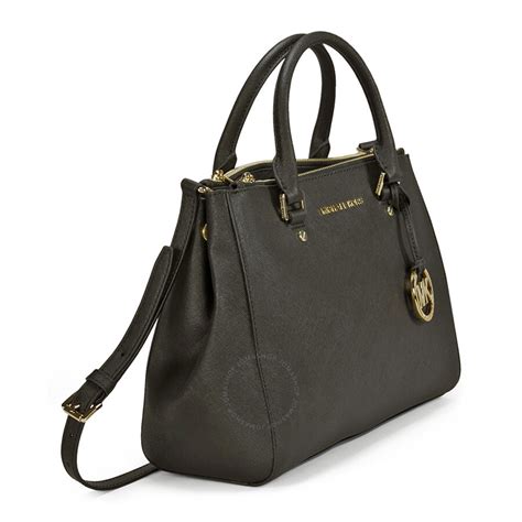 michael michael kors sutton medium leather satchel black|Bag Review: My Michael Kors Sutton Satchel in Black.